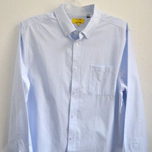 Five Four Poggy the Man Mens Striped Shirt Large